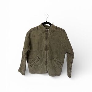 Olive Quilted Jacket